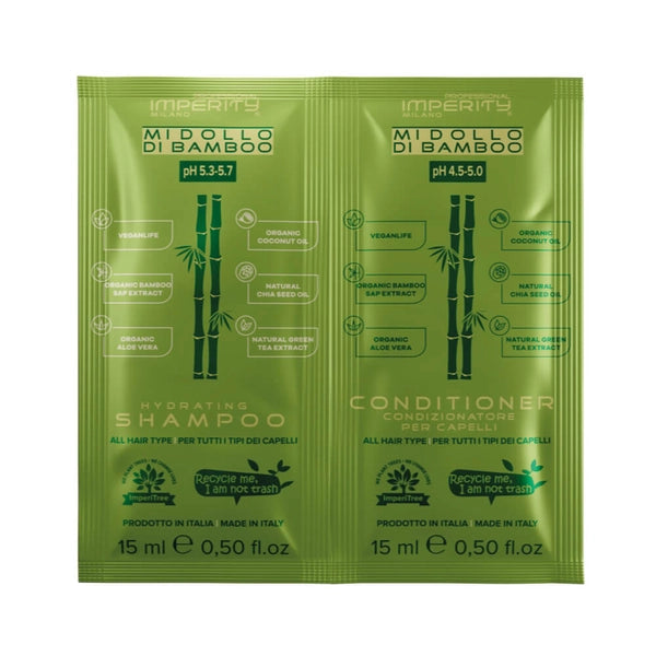 Organic Bamboo shampoo & conditioner 15ml sachet